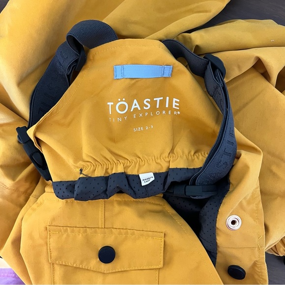 Toastie Kids Fisherman Yellow Waterproof Dungarees - Picture 5 of 9